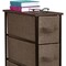 Sorbus 4 Drawers Narrow Dresser - with Steel Frame, Wood Top & Easy Pull Fabric Bins for Small Spaces, Closets, Bedroom, Bathroom & Laundry